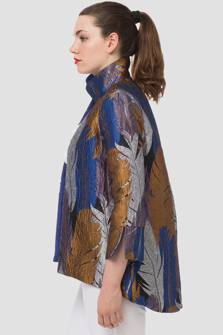 Joseph Ribkoff Jacket style 183595. Blue/multi. 2