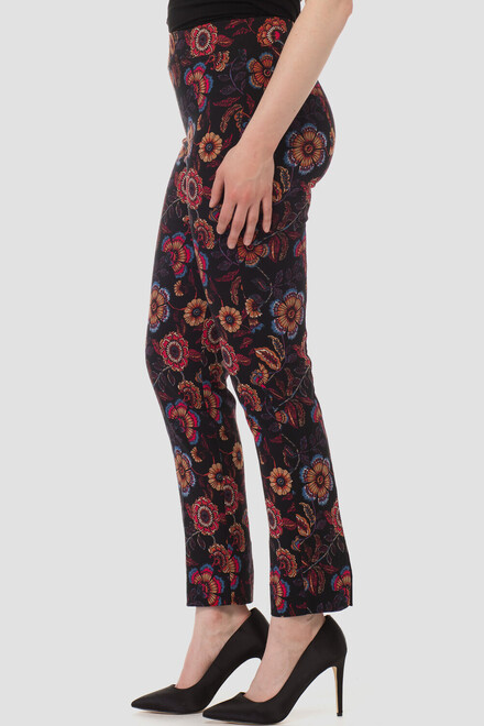 Joseph Ribkoff pantalon style 183958. Noir/multi. 2