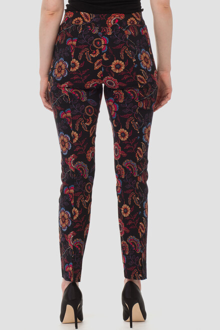 Joseph Ribkoff pantalon style 183958. Noir/multi. 3