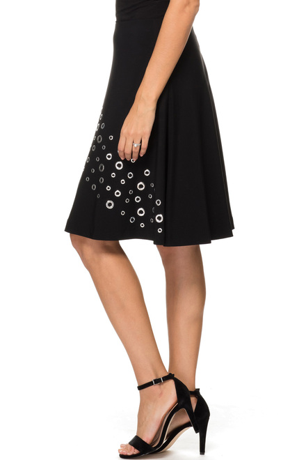 Joseph Ribkoff skirt style 184090. Black. 4