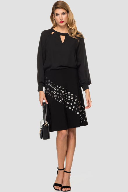 Joseph Ribkoff skirt style 184090. Black. 7