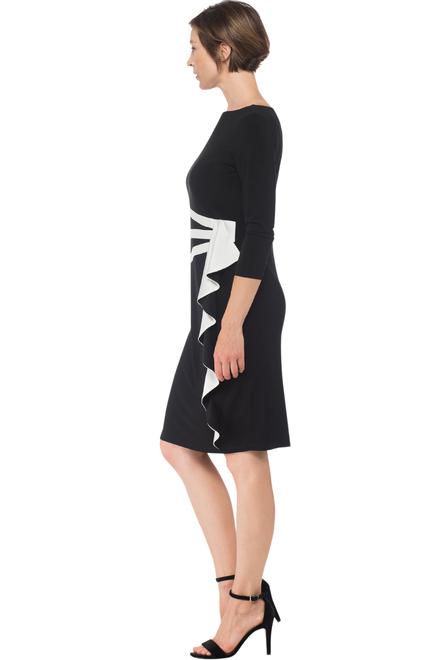 Joseph Ribkoff dress style 184471. Black/off-white. 4