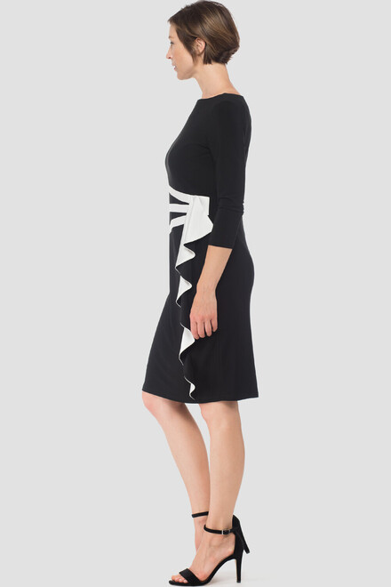 Joseph Ribkoff dress style 184471. Black/off-white. 7