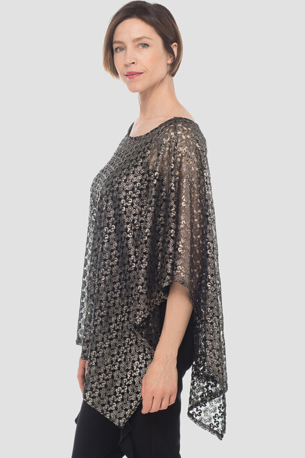 Joseph Ribkoff cover up style 184504. Noir/or. 2