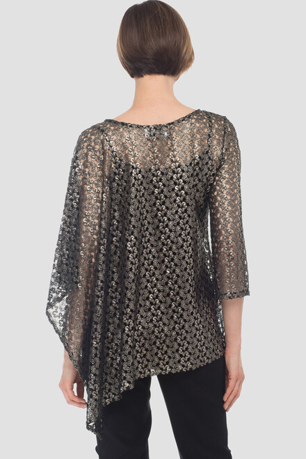 Joseph Ribkoff cover up style 184504. Noir/or. 3