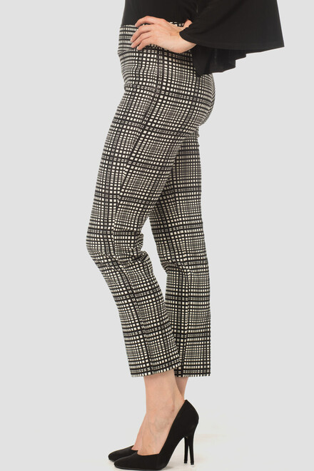 Joseph Ribkoff pantalon style 184756. Noir/ecru. 3