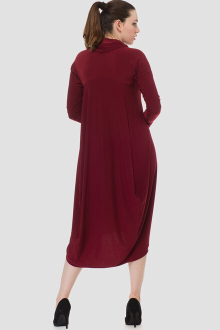 Joseph Ribkoff dress style 183007. Cranberry 183. 3