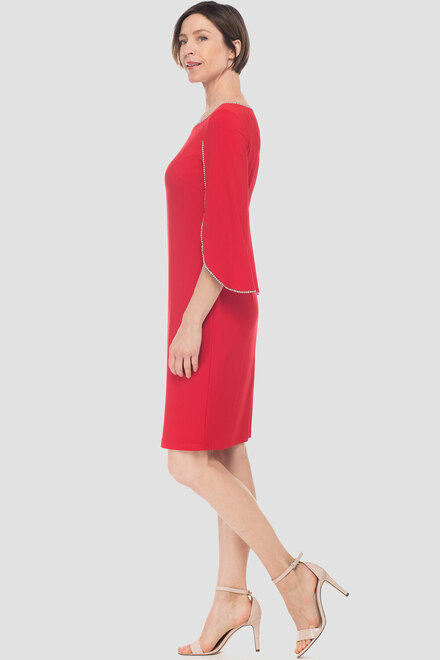 Joseph Ribkoff robe style 183026. Rouge A Levres 173. 2