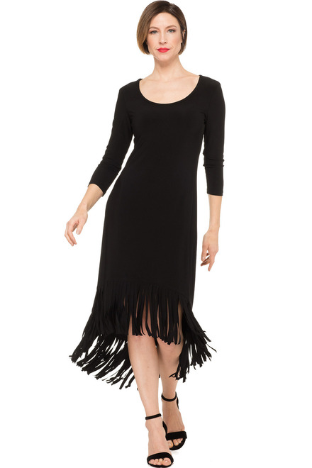 Joseph Ribkoff Dress Style 191008. Black. 2