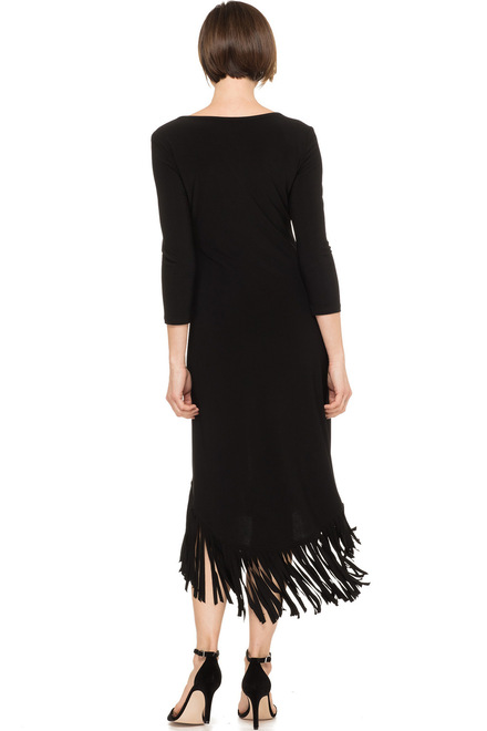 Joseph Ribkoff Dress Style 191008. Black. 6