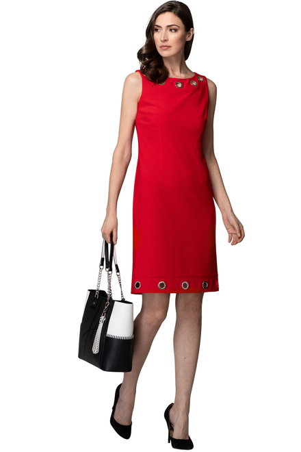 Joseph Ribkoff robe style 191021. Rouge A Levres 173. 6