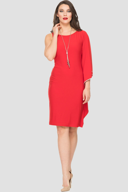 Joseph Ribkoff robe style 191022. Rouge A Levres 173. 7