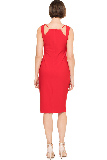 Joseph Ribkoff robe Style 191039. Rouge A Levres 173. 6