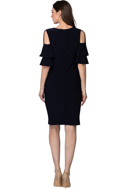 Joseph Ribkoff Dress Style 191042. Midnight Blue. 3