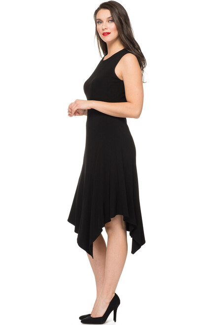 Joseph Ribkoff Dress Style 191043. Black. 4