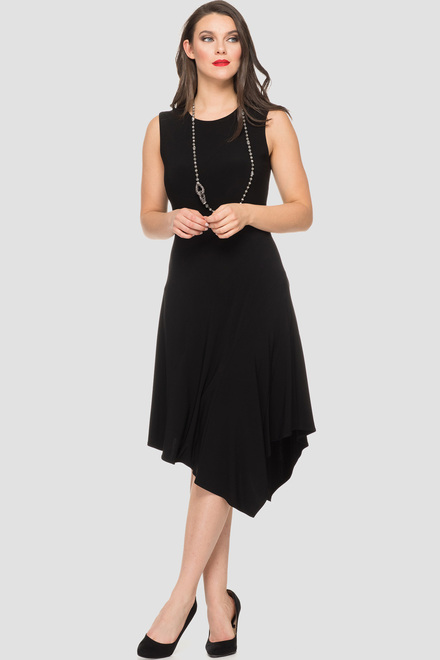 Joseph Ribkoff Dress Style 191043. Black. 7