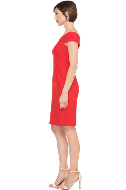 Joseph Ribkoff robe style 191044. Rouge A Levres 173. 4
