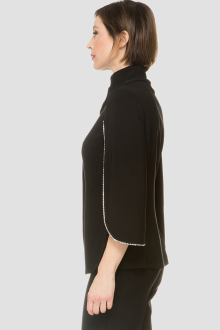 Joseph Ribkoff jacket style 191195. Black. 4