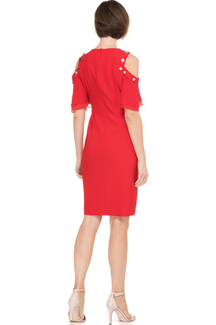 Joseph Ribkoff robe Style 191201. Rouge A Levres 173. 15