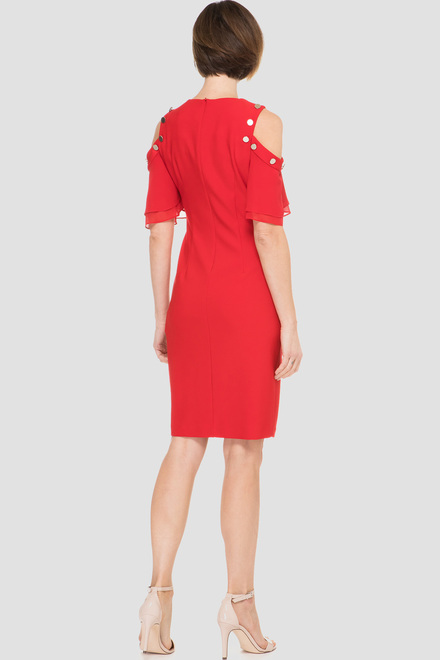 Joseph Ribkoff robe Style 191201. Rouge A Levres 173. 6