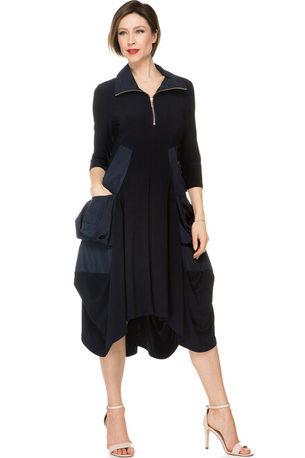 Joseph Ribkoff dress style 191452X. Midnight Blue 40. 4