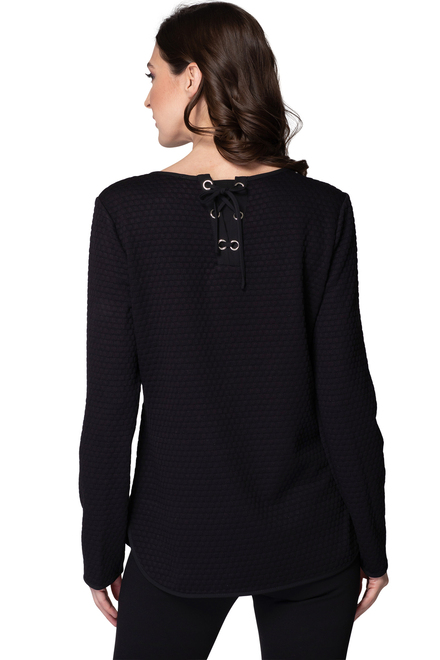 Joseph Ribkoff Sweater style 191472. Black. 7