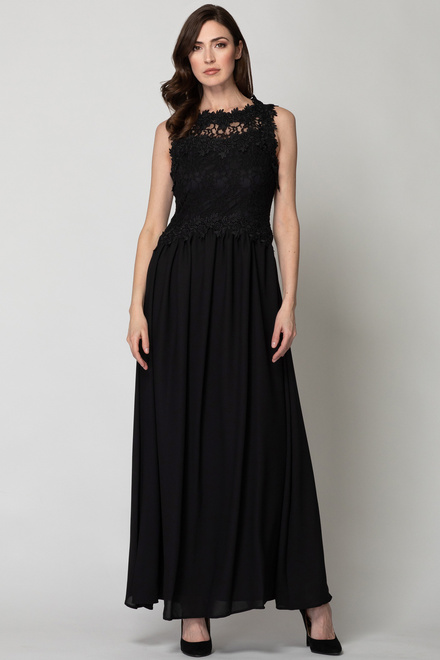 Joseph Ribkoff dress style 191516. Black/black. 13