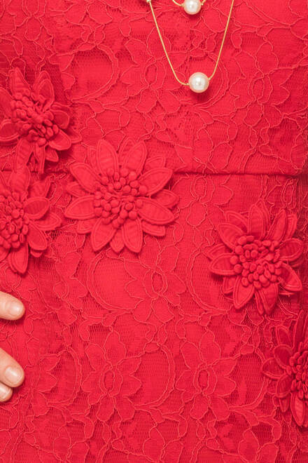 Joseph Ribkoff dress style 191517. Red. 16