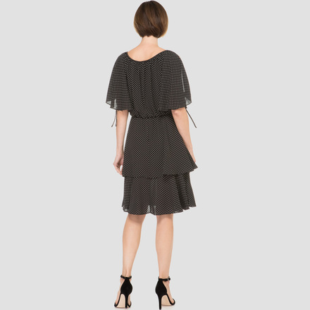 Joseph Ribkoff Dress Style 191609. Black/white. 10