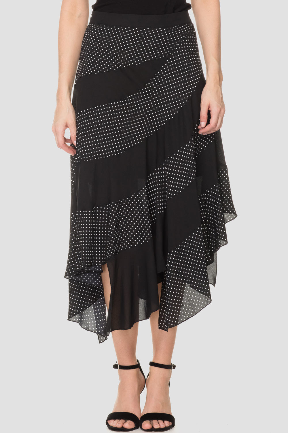 Joseph Ribkoff Skirt Style 191612. Black/white