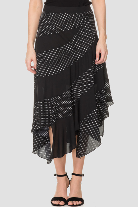 Joseph Ribkoff Skirt Style 191612. Black/white. 2