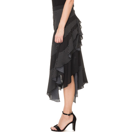 Joseph Ribkoff Skirt Style 191612. Black/white. 8