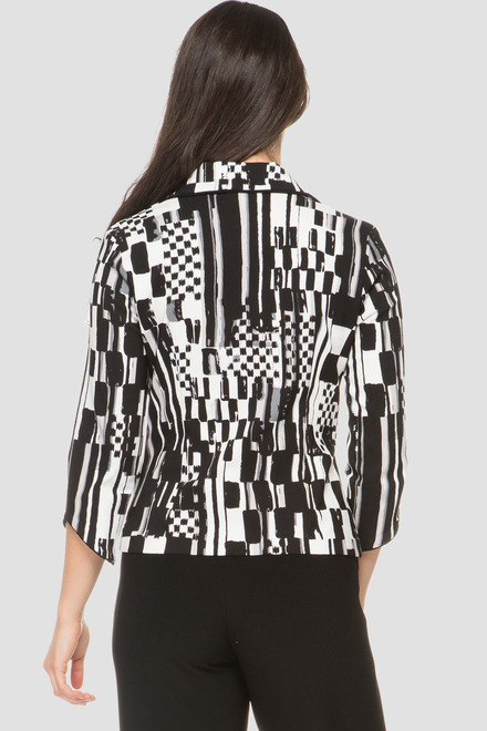 Joseph Ribkoff jacket style 191801. Black/white. 6