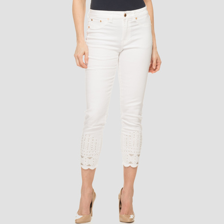 Joseph Ribkoff Jeans style 191975. White. 6