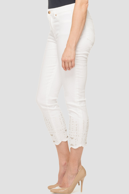 Joseph Ribkoff Jeans style 191975. White. 9
