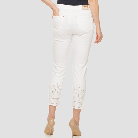 Joseph Ribkoff Jeans style 191975. White. 10