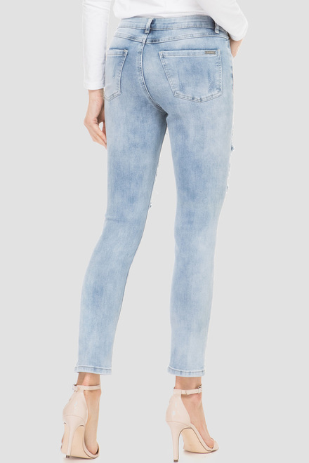 Joseph Ribkoff Jeans style 192982. Bleu P&acirc;le. 11