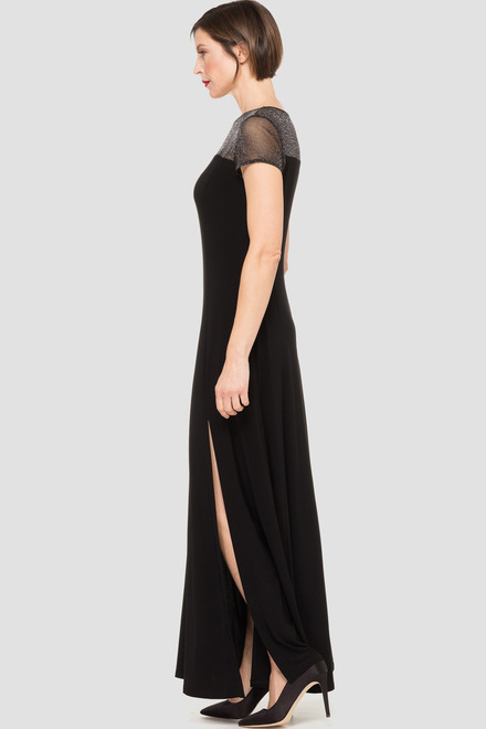 Joseph Ribkoff  Dress Style 184550. Black/silver. 13