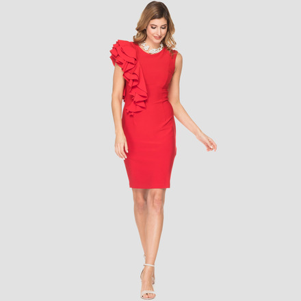 Joseph Ribkoff robe style 192010. Rouge A Levres 173. 17