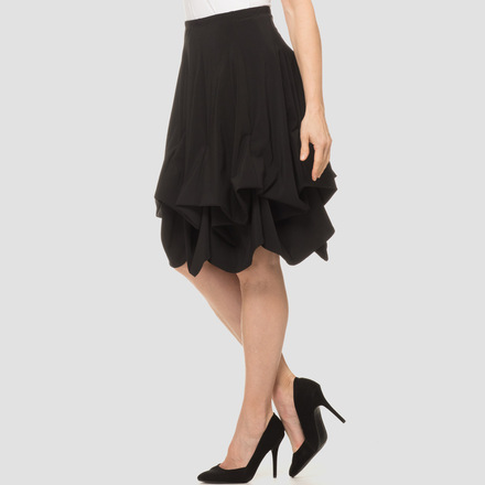 Joseph Ribkoff skirt style 192439. Black. 5