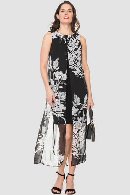 Joseph Ribkoff dress style 193578 . Black/white. 21