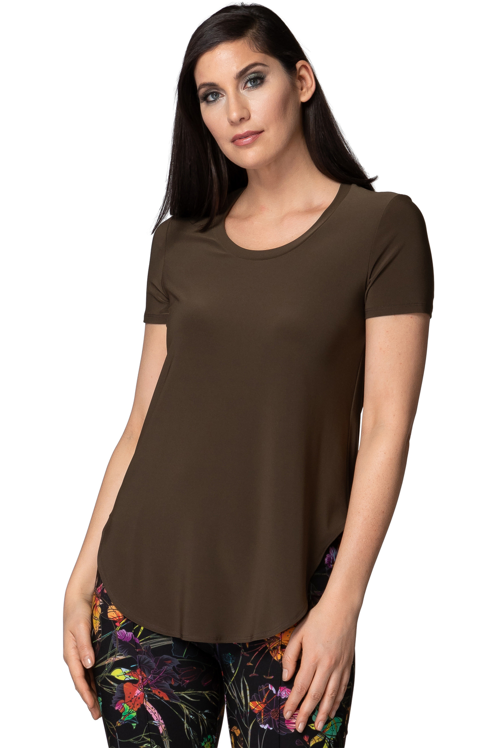 Longline T-Shirt Style 183220. Safari  193