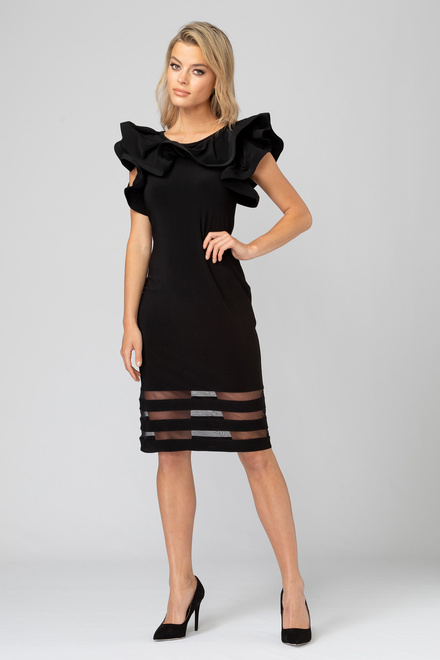 Joseph Ribkoff dress style 193001. Black. 3
