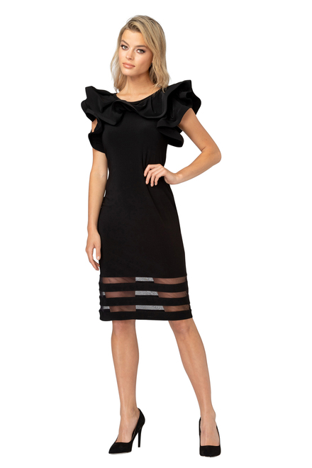 Joseph Ribkoff dress style 193001. Black. 4