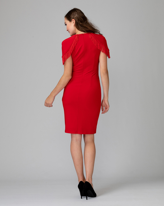 Joseph Ribkoff robe style 193002. Rouge A Levres 173. 6