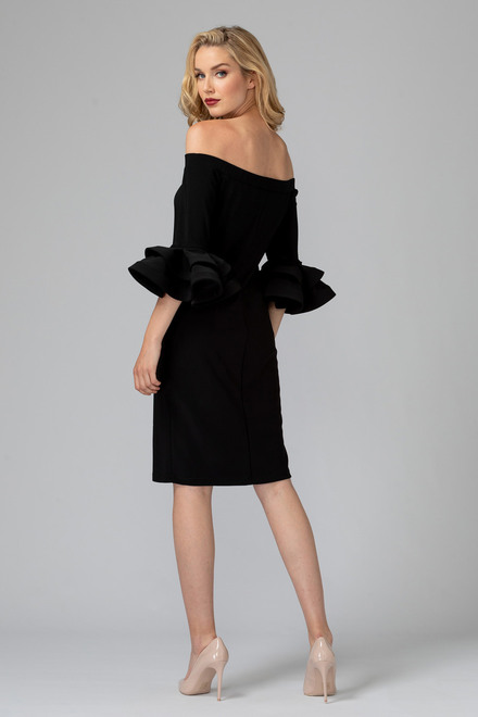 Joseph Ribkoff dress style 193007. Black. 6
