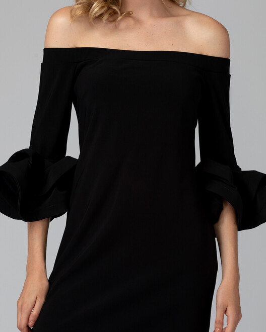 Joseph Ribkoff dress style 193007. Black. 8