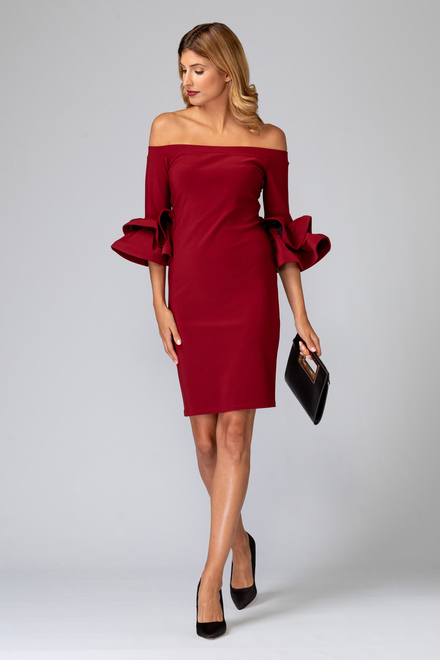 Joseph Ribkoff dress style 193007. Imperial Red 193. 35