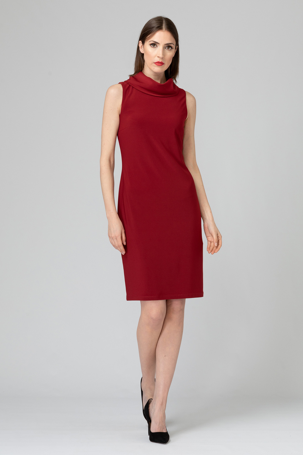 Joseph Ribkoff Robe style 193012. Rouge Impérial 193
