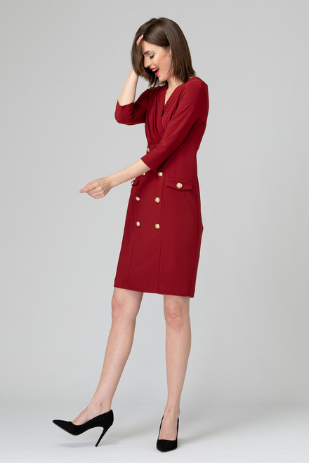 Joseph Ribkoff dress style 193014. Imperial Red 193. 11